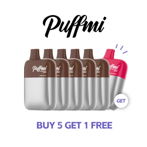 Buy 5 Get 1 Free – PUFFMI MeshBox 5000 Puffs