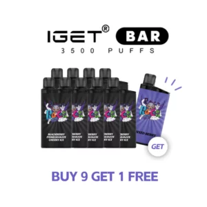 Buy 9 Get 1 Free – IGET BAR 3500 PUFFS