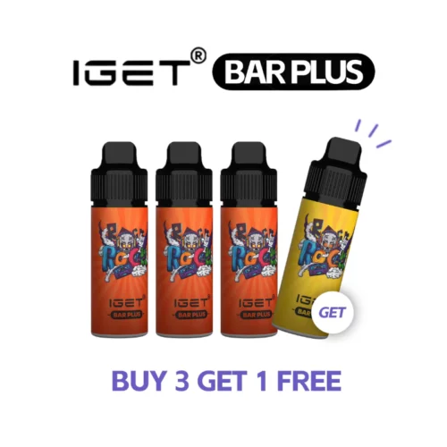 Buy 3 Get 1 Free – IGET BAR PLUS 6000 Puffs