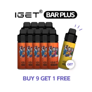 Buy 9 Get 1 Free – IGET BAR PLUS 6000 Puffs