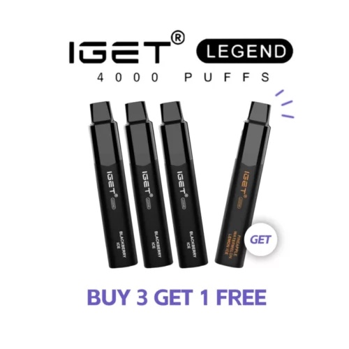 Buy 3 Get 1 Free – IGET LEGEND 4000 PUFFS