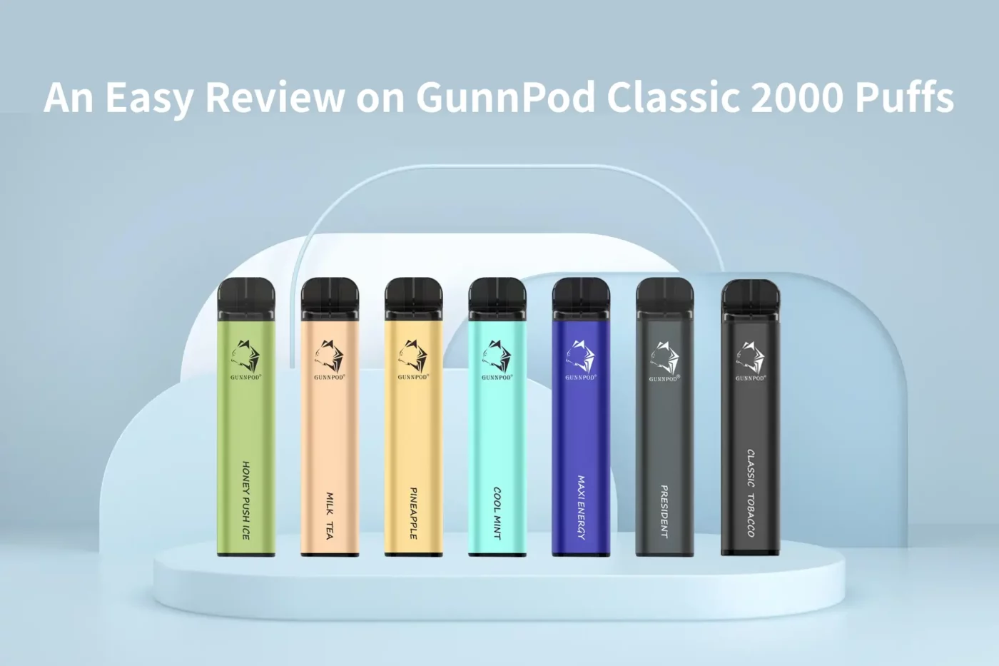 An Easy Review on GunnPod Classic 2000 Puff