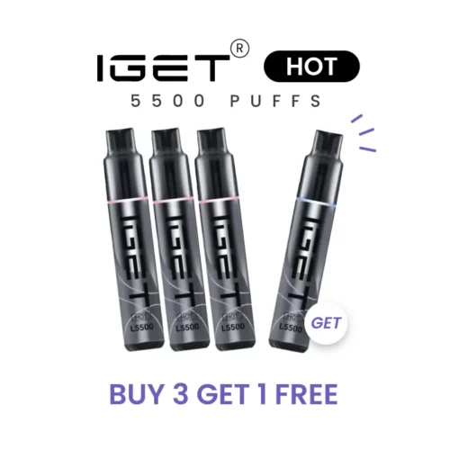 Buy 3 Get 1 Free – IGET HOT 5500 PUFFS