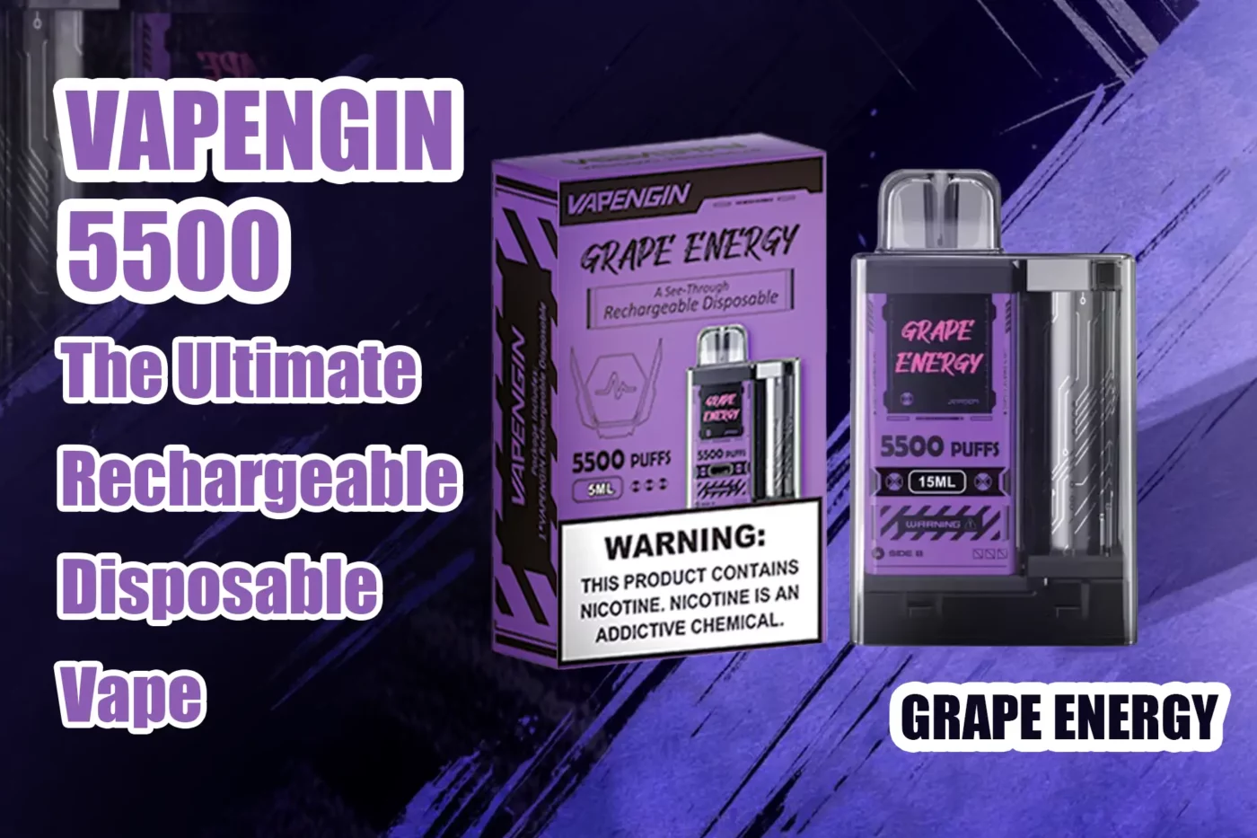 Vapengin 5500 Review_ The Ultimate Rechargeable Disposable Vape