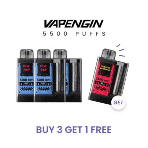 Buy 3 Get 1 Free – VAPENGIN 5500 PUFFS