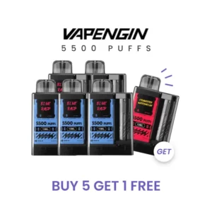 Buy 5 Get 1 Free – VAPENGIN 5500 PUFFS